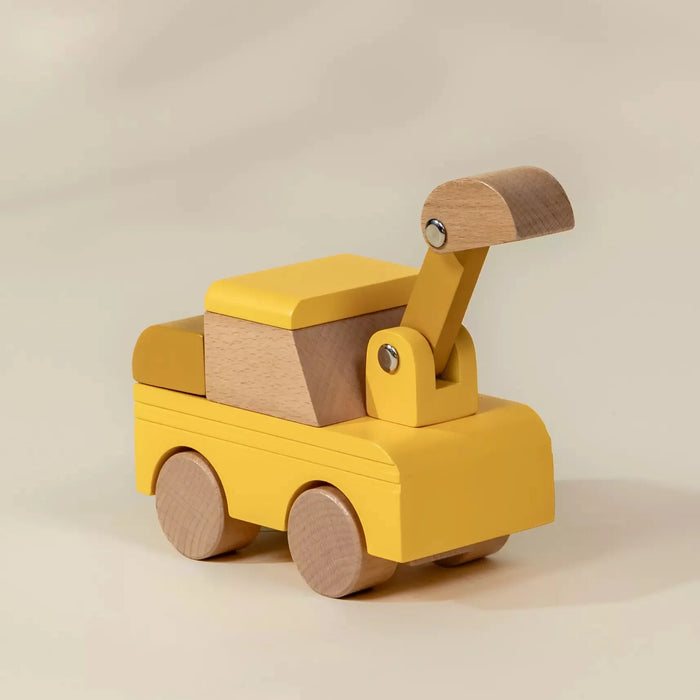 Coco Village Wooden Construction Vehicle | Excavator