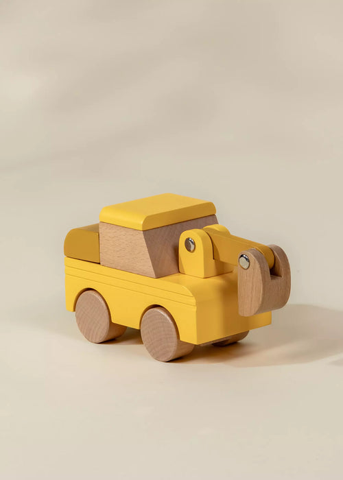 Coco Village Wooden Construction Vehicle | Excavator