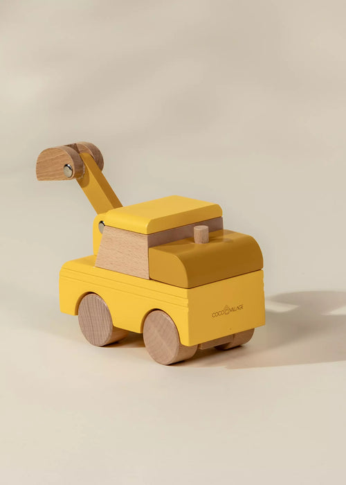 Coco Village Wooden Construction Vehicle | Excavator