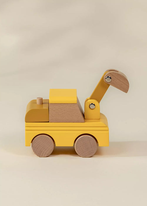 Coco Village Wooden Construction Vehicle | Excavator