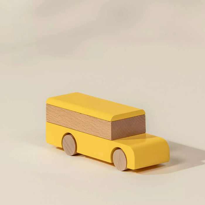 Coco Village Wooden Vehicle | School Bus