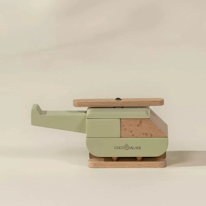 Coco Village Wooden Vehicle | Helicopter