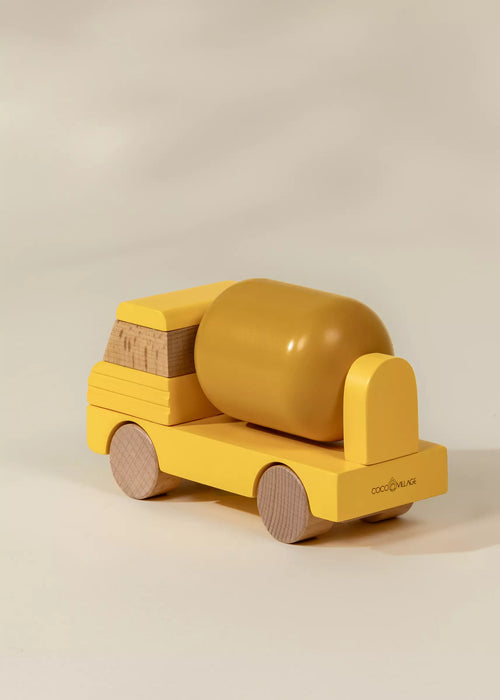 Coco Village Wooden Construction Vehicle | Cement Truck