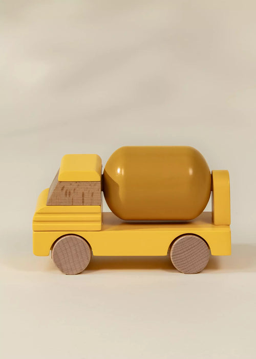 Coco Village Wooden Construction Vehicle | Cement Truck