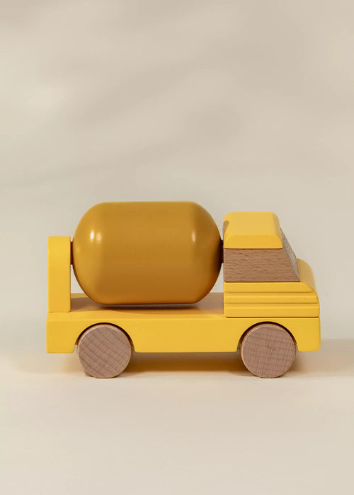 Coco Village Wooden Construction Vehicle | Cement Truck