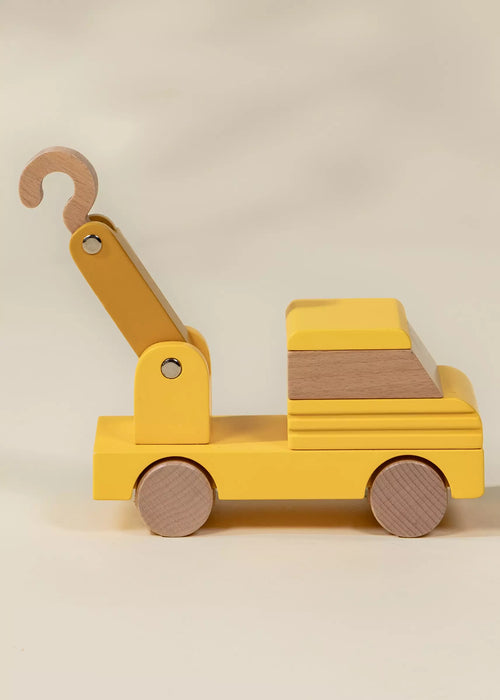 Coco Village Wooden Construction Vehicle | Tow Truck