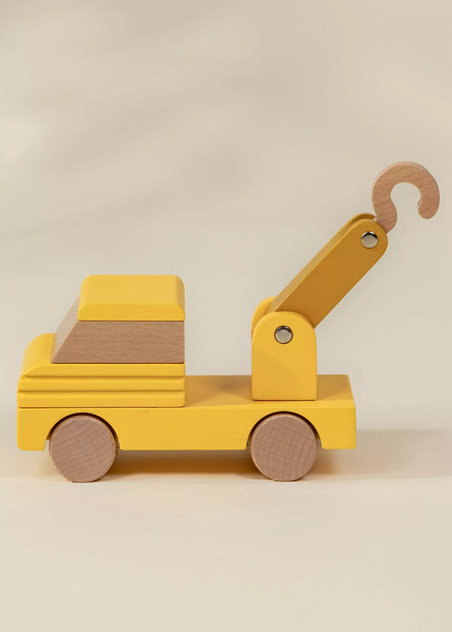 Coco Village Wooden Construction Vehicle | Tow Truck