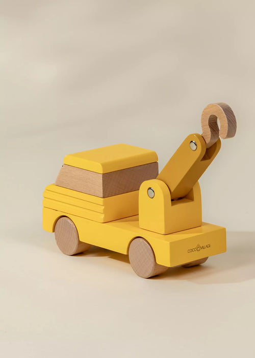 Coco Village Wooden Construction Vehicle | Tow Truck