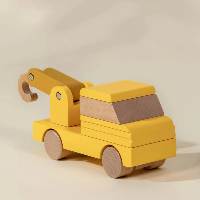 Coco Village Wooden Construction Vehicle | Tow Truck