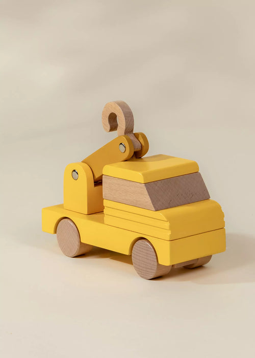 Coco Village Wooden Construction Vehicle | Tow Truck