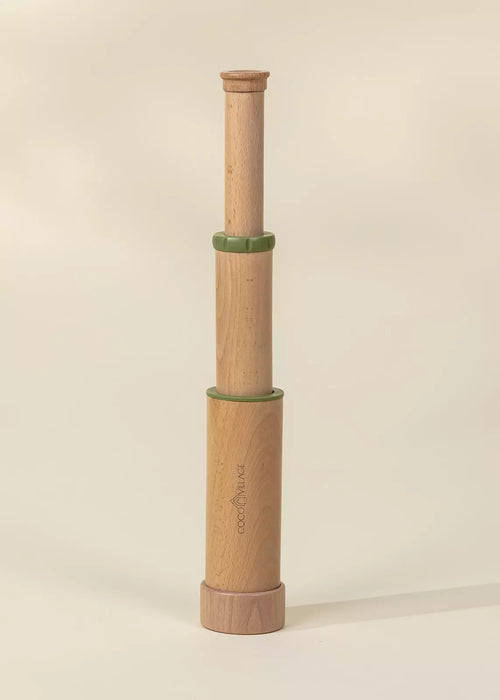 Coco Village Wooden Handheld Telescope | 20x Zoom
