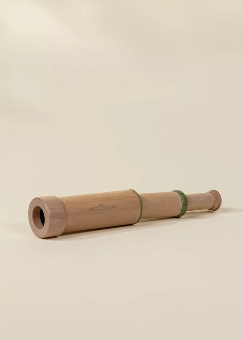 Coco Village Wooden Handheld Telescope | 20x Zoom