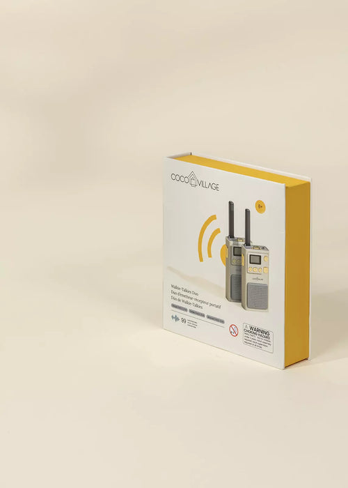 Coco Village Set of 2 Walkie Talkies |  Beige
