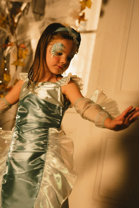 Coco Village Iridescent Mermaid Play Costume with Headband
