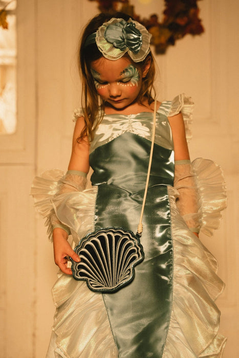 Coco Village Iridescent Mermaid Play Costume with Headband