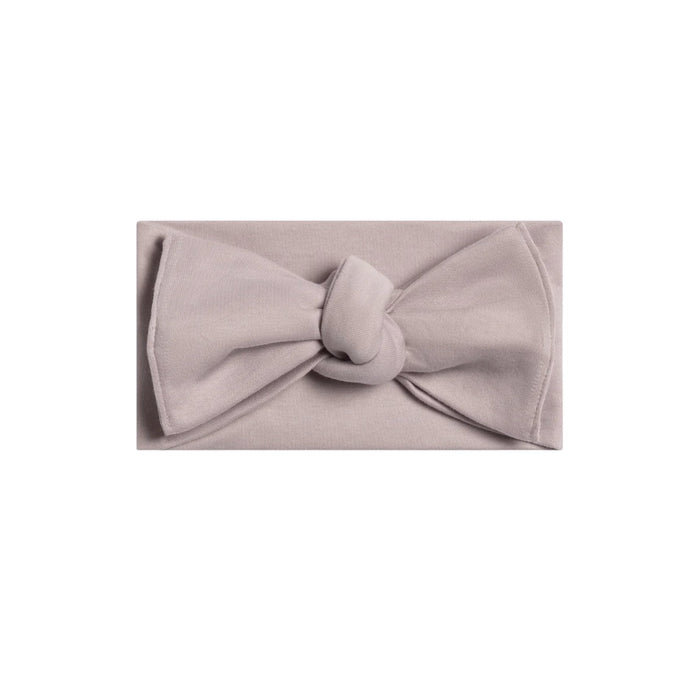 Colored Organics Baby Hattie Knot Bow Wrap - Lilla