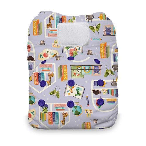 Thirsties Natural All In One Hook and Loop Cloth Diaper - NAIO H/L