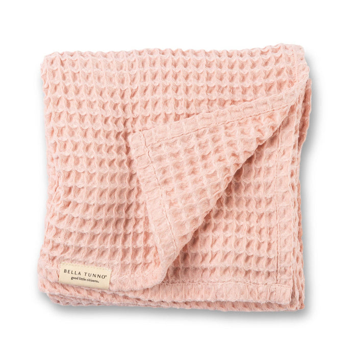 Bella Tunno | Waffle Baby Blanket Blush