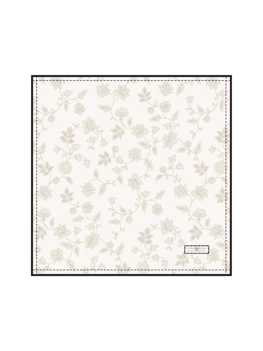Colored Organics Baby Swaddle Blanket - Aria Floral / Beige