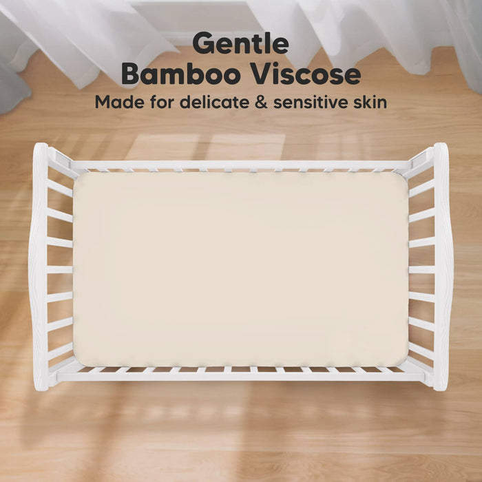 KeaBabies 2-Pack Isla Fitted Crib Sheet