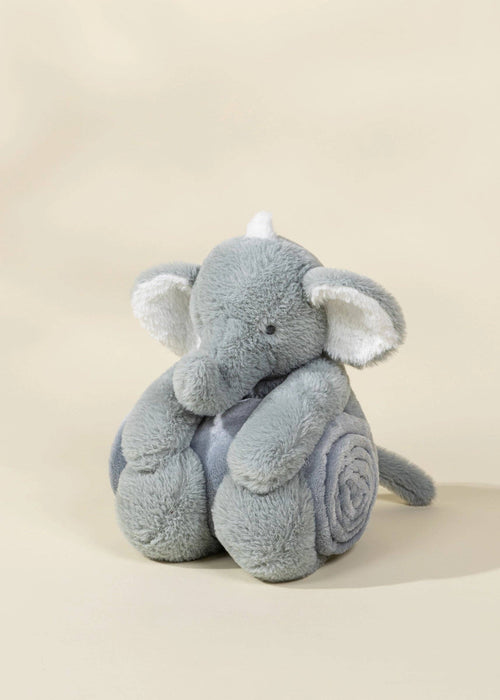 Coco Village Elephant Plush Toy Snuggling Blanket
