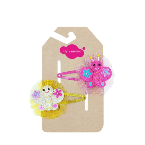 Lily and Momo Hair Clip 2pk