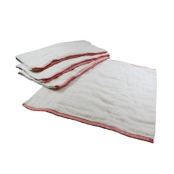 OsoCozy Prefolds Better Fit Sizing Cloth Diapers - 6 Packs