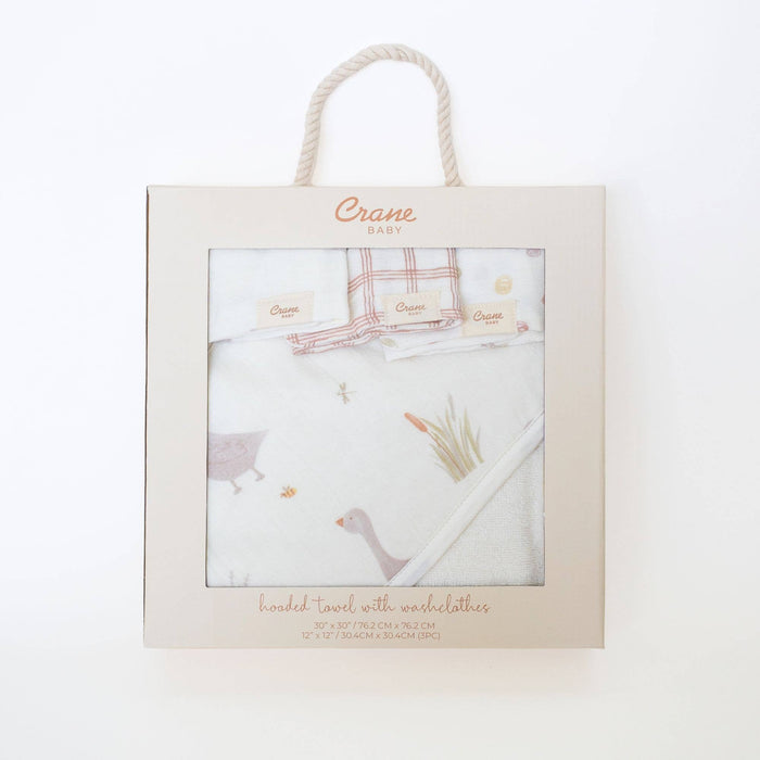 Charlie Farmhouse Goose HT/Wash Cloth Set