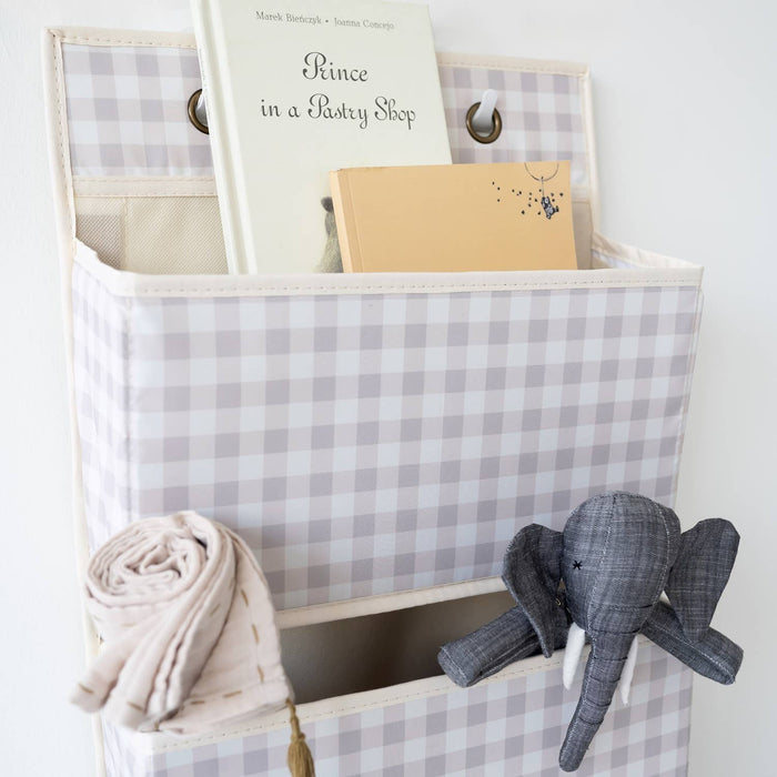 Recycled Fabric Over the Door Organizer for Nursery