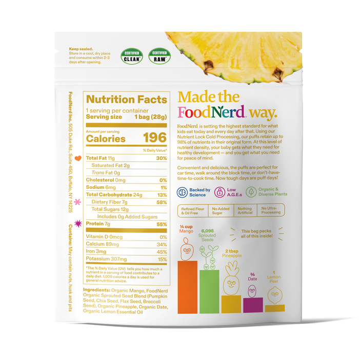 FoodNerd Yellow Mega Puffs