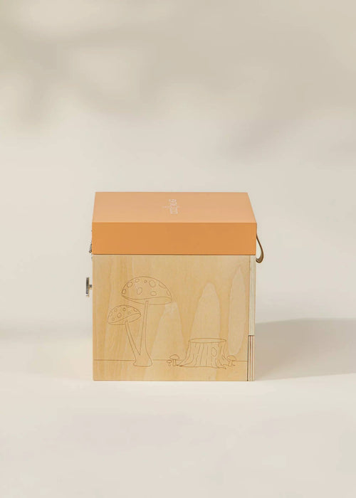 Coco Village Wooden Musical Souvenir Box - Nature