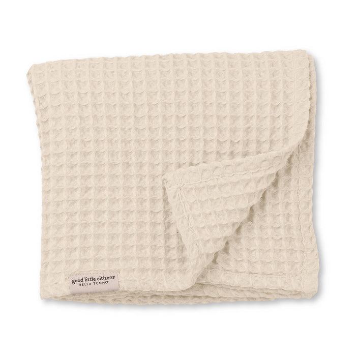 Bella Tunno | Waffle Baby Blanket Linen