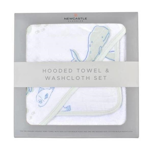 Newcastle Classics Hooded Towel & Washcloth Set