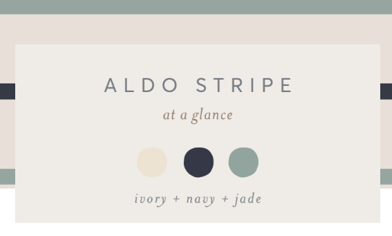 Colored Organics Baby Afton Bodysuit - Aldo Stripe / Navy + Jade