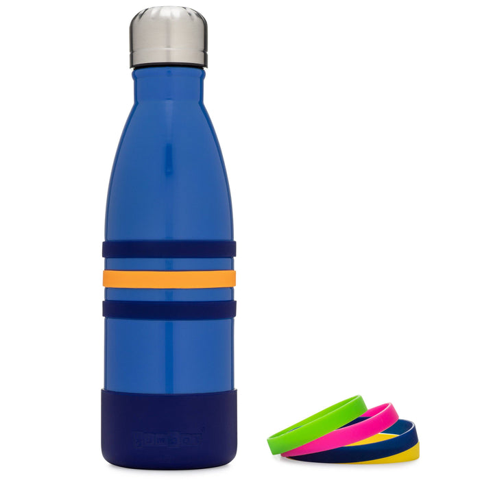 Yumbox Stainless Steel Kids Drink Bottle – 14oz - Blue
