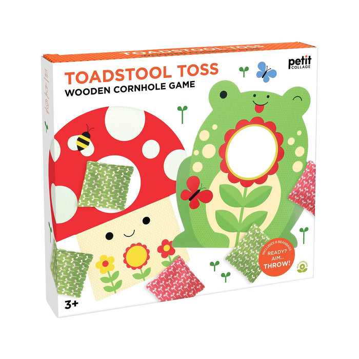 Toadstool Toss Wooden Cornhole Game