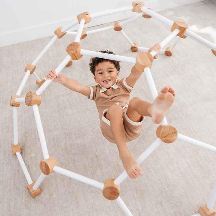 Wooden Toddler Play Gym, Montessori Climber by Comfy Cubs