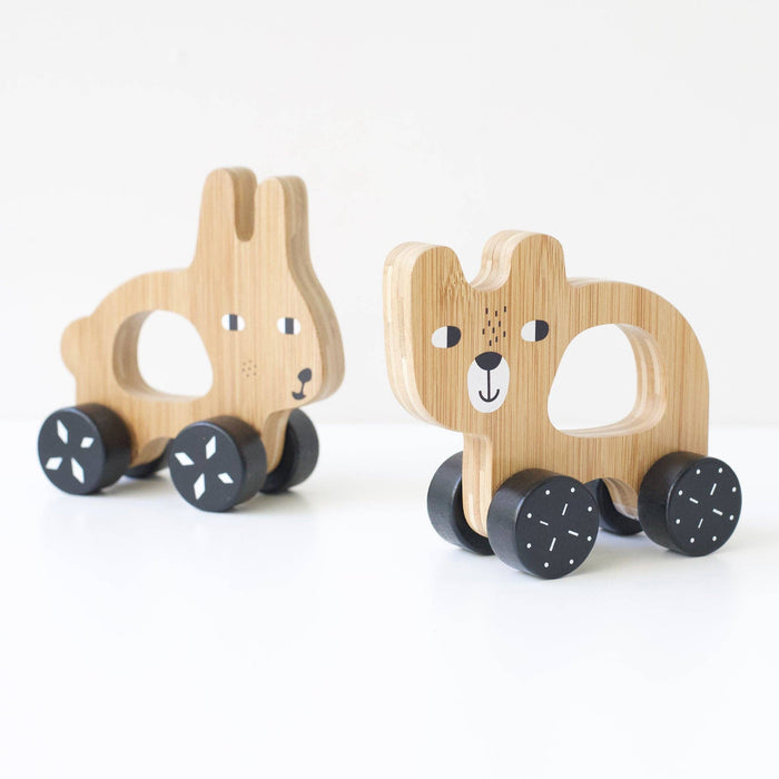 Wee Gallery Push Toy - Bear