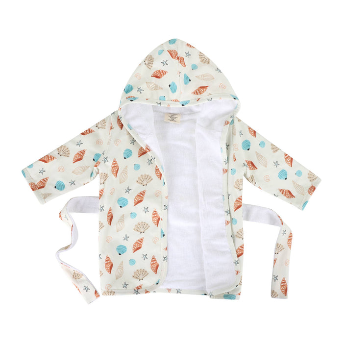 Seashell Baby Bathrobe (Organic)