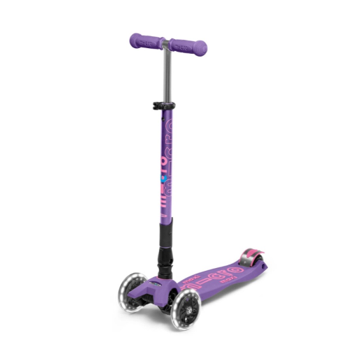 Micro Kickboard Maxi Deluxe Foldable LED Scooter