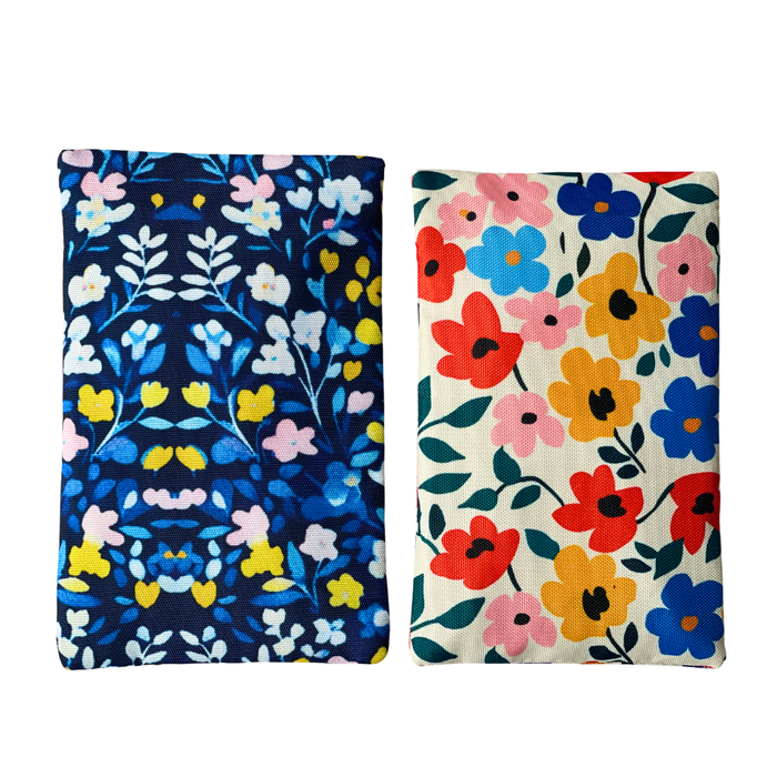 Gel Ice Packs in Fabric Sleeves 2-Pack - Floral Prints
