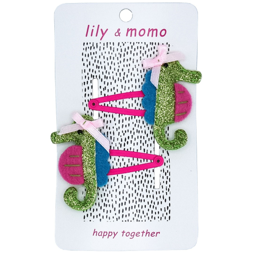 Lily and Momo Hair Clip 2pk