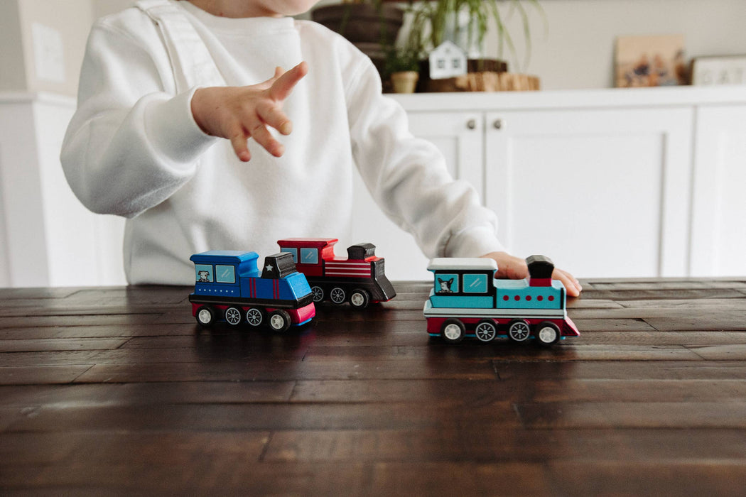 Jack Rabbit Creations Pull Back Trains