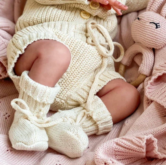 Baby Knit Booties Socks