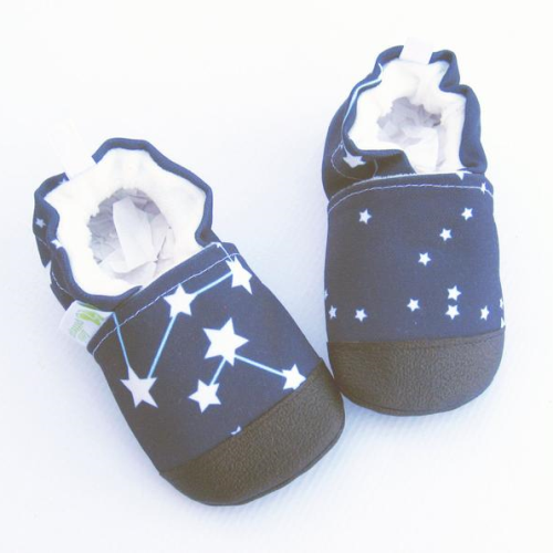 Little Pitterpat Constellations Eco-Canvas Non-Slip Soft Sole Shoes