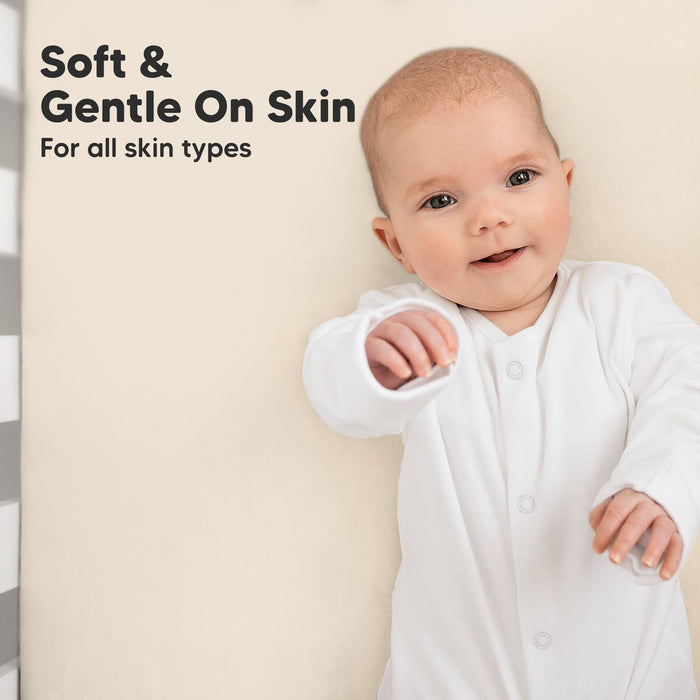 2-pack Organic Cotton Fitted Crib Sheet
