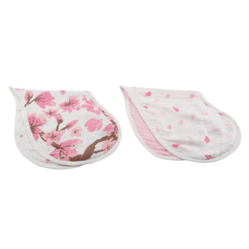 Newcastle Classics Heart Bibs / Burp Cloth 2pk