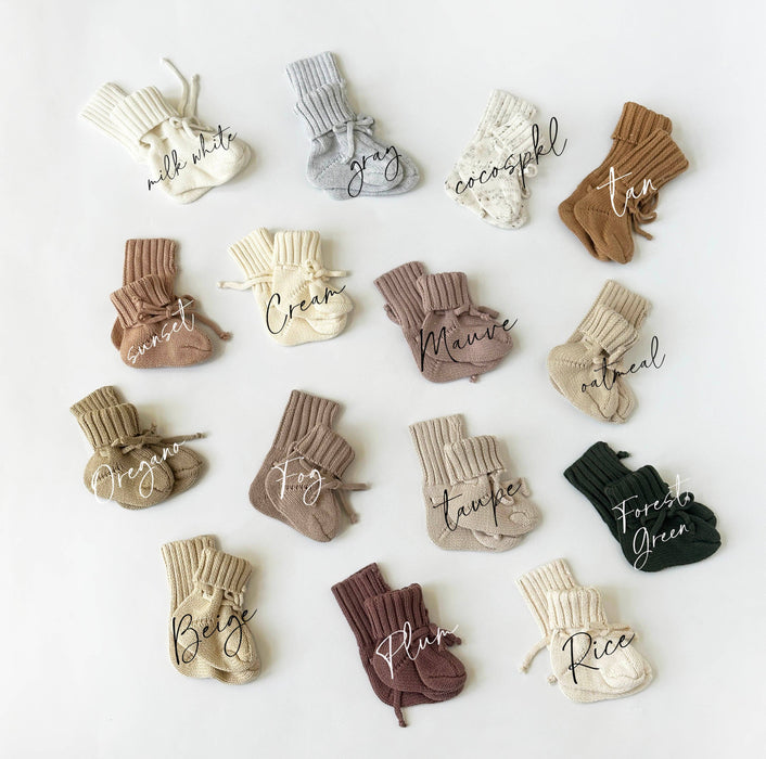 Baby Knit Booties Socks