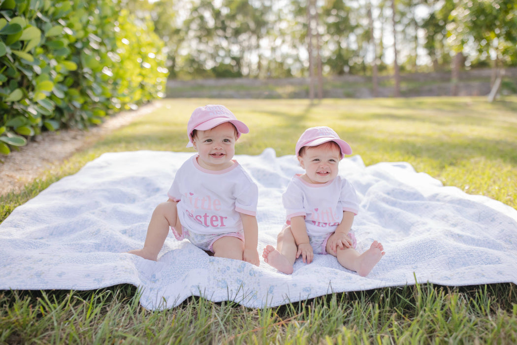 Bits & Bows Little Sister Bow Baseball Hat (Baby/Toddler)