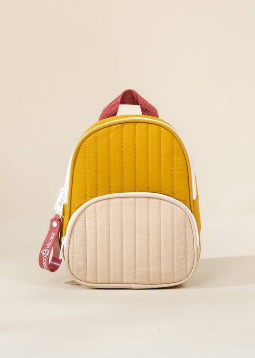 Coco Village Washable Nylon Small Backpack  - Golden Hour